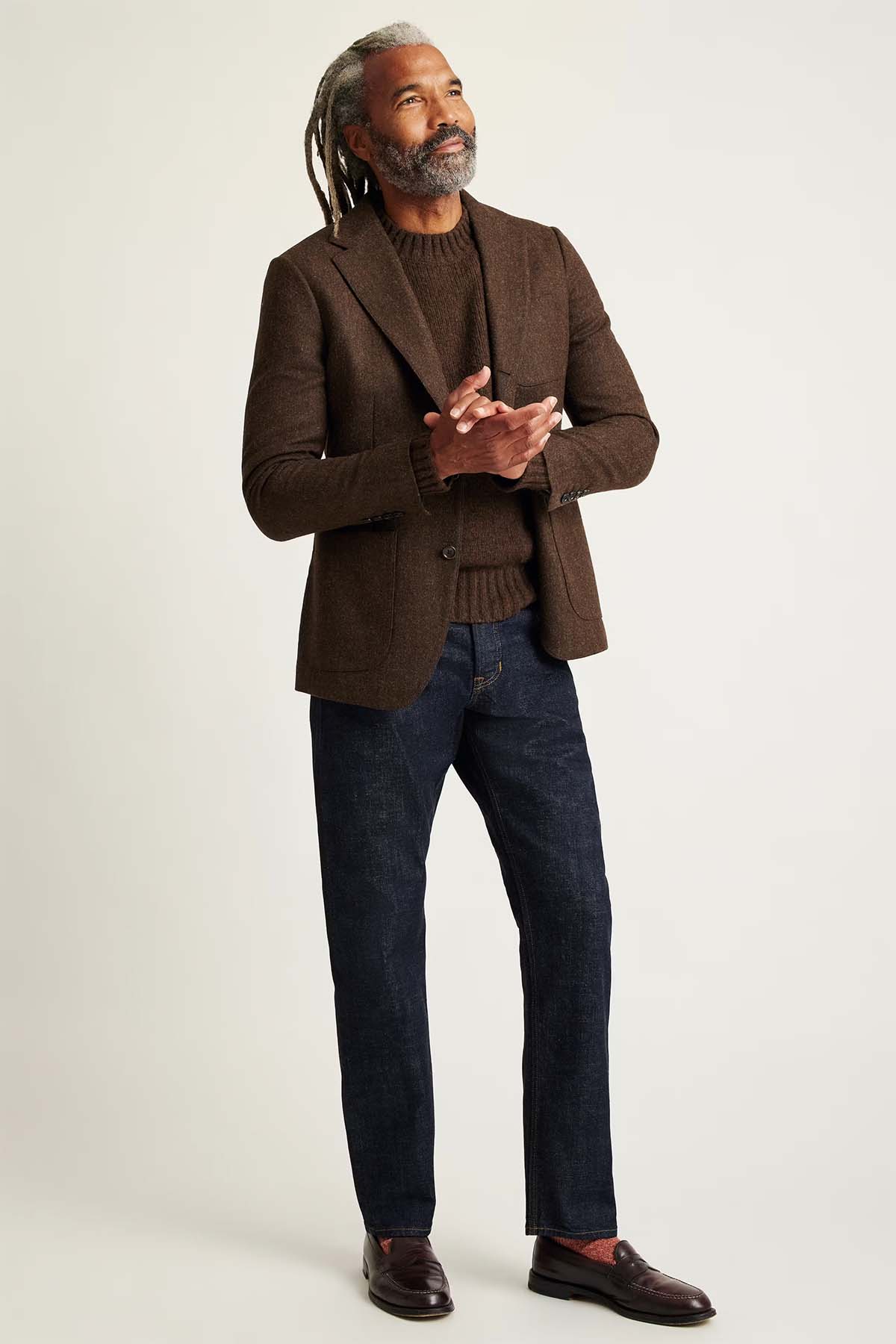 Bonobos - Jetsetter Fashion Blazer - Brown Donegal Tweed