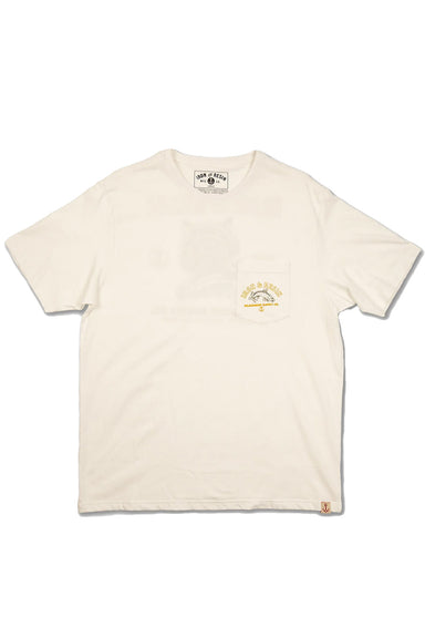 Iron & Resin - Fisher Wolf Pocket Tee - White - Front