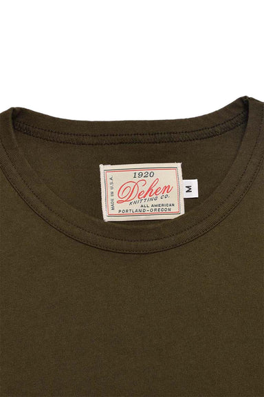 Dehen - Heavy Duty Tee - Loden - Collar
