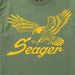 Seager - Wingspan Tee - Army Green - Detail