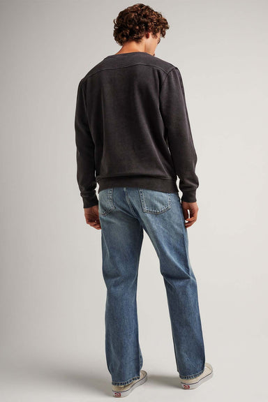 Richer Poorer - Vintage Recycled Fleece Sweatshirt - Mineral Black - Back