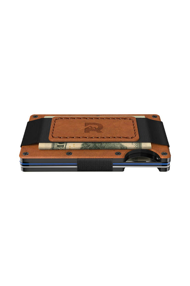 Ridge Wallet - Leather - Cash Strap - Tobacco Brown - Side