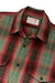 Filson - Washed SS Feather Cloth Shirt - Green/Red/Black Ombre - Detail