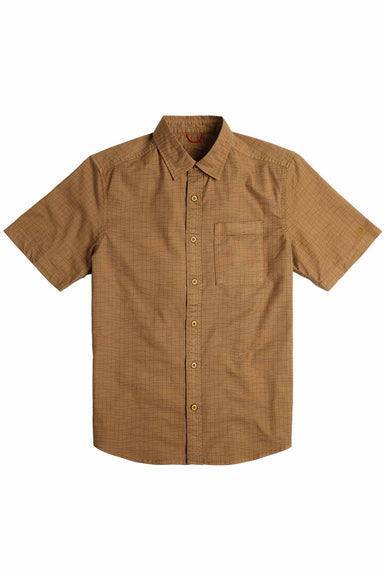 Topo Designs - Dirt Desert Shirt SS - Dark Khaki Terrain - Flatlay