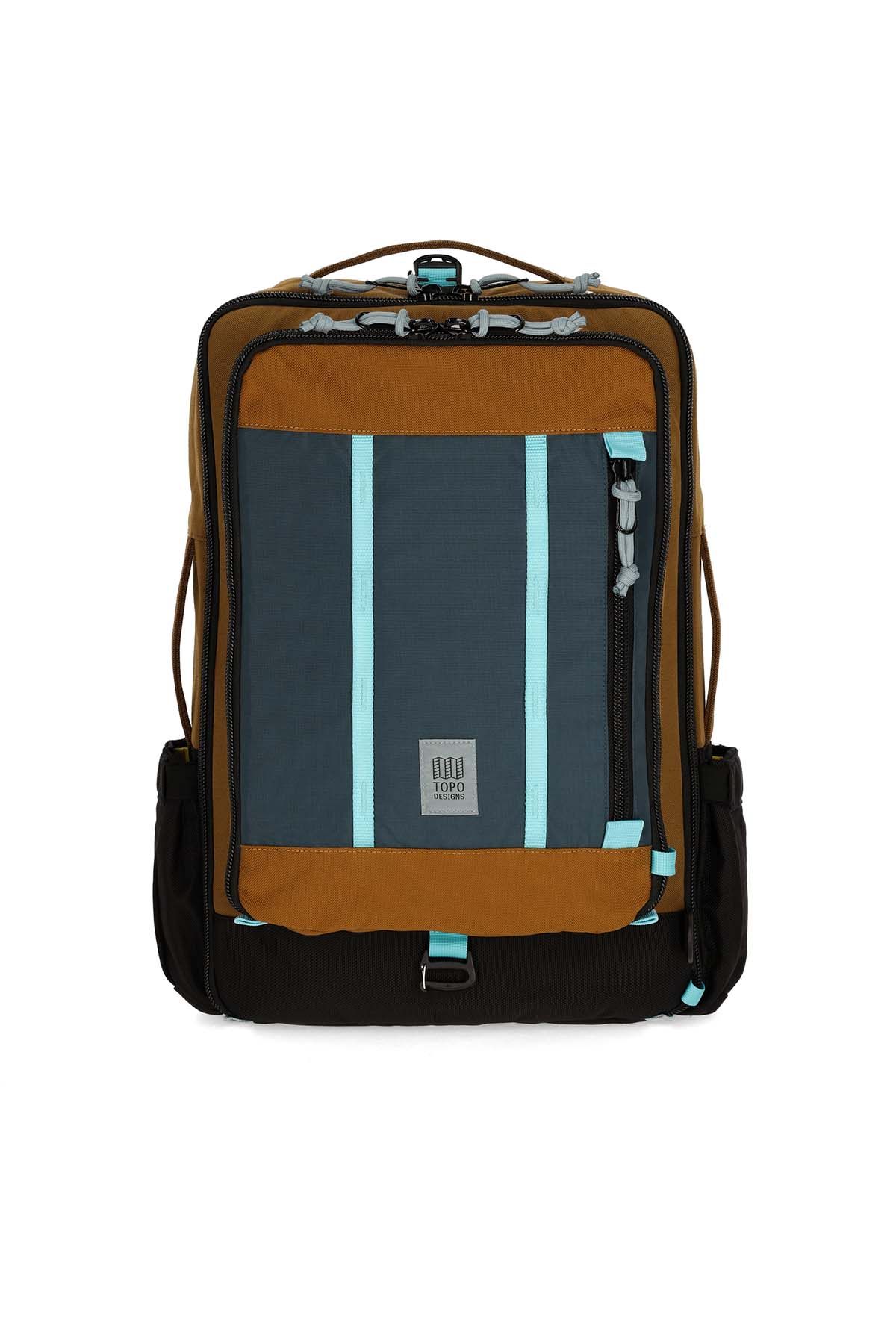 Topo Designs - Global Travel Bag 30L - Desert Palm/Pond Blue - Front