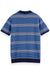 Scotch & Soda - Knitted Stripe Polo - Blue Multi Stripe - Back