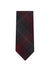 Pocket Square Clothing - The Adam Tie - Black/Red Plaid