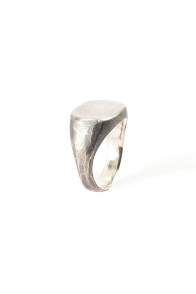 Studebaker Metals - Signet Ring - Sterling Silver Work Patina - Side