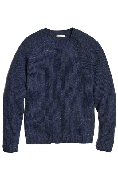 Marine Layer - Coleman Crewneck Sweater - Orion Blue - Flatlay