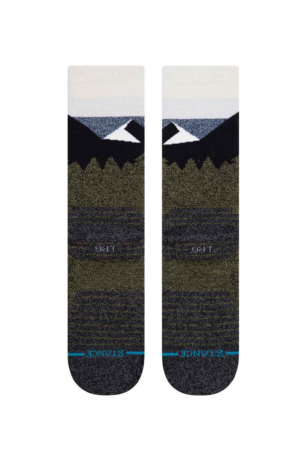 Stance - Divided Crew - Green - Back