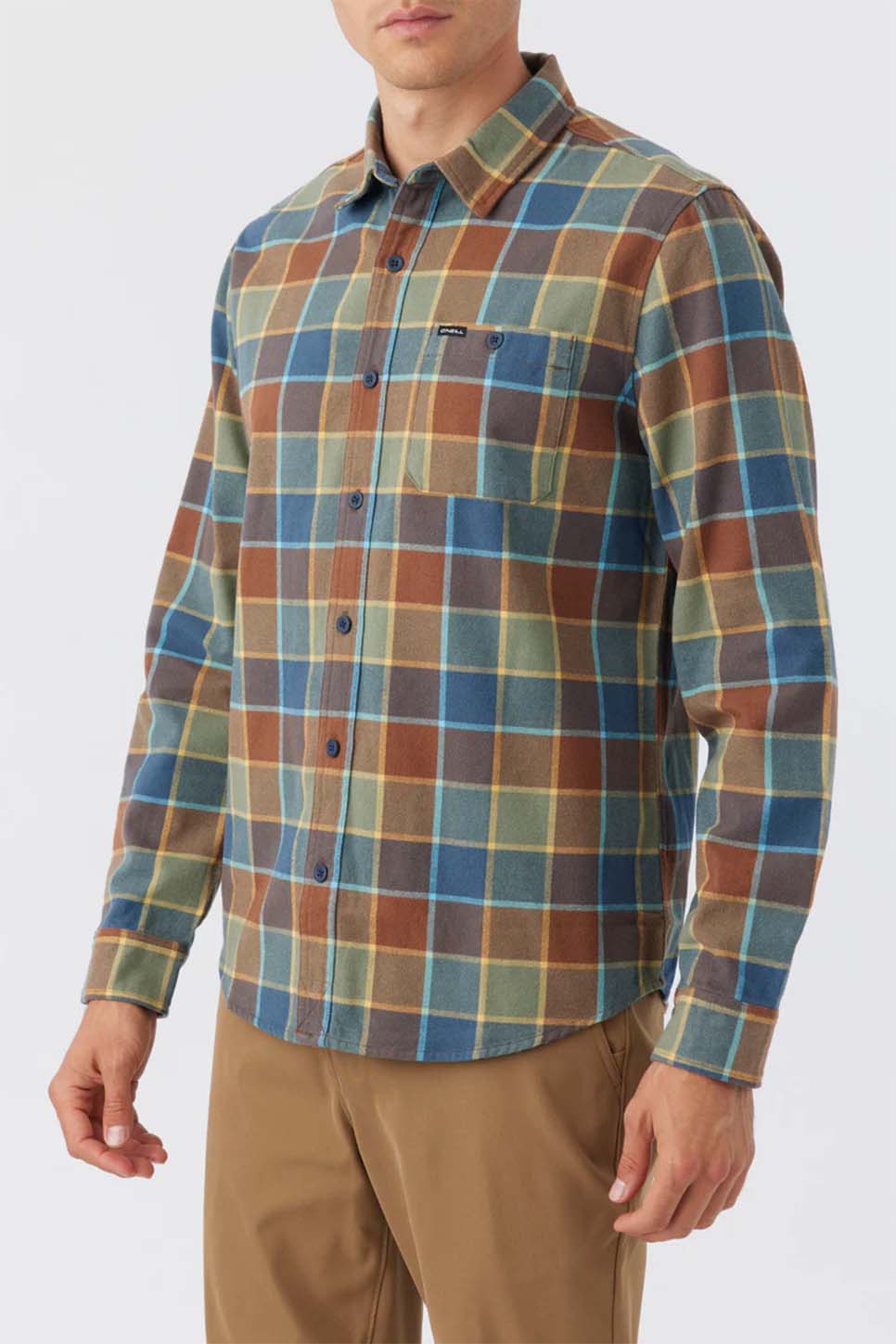 O'Neill - Winslow Plaid - Sage - Side