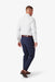 Mizzen + Main - Leeward LS - Silver Banker Stripe - Back