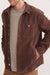Marine Layer - Max Broken In Corduroy Overshirt - Chocolate - Profile