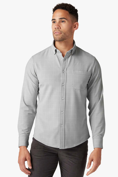 Mizzen + Main - City Flannel - Silver Washington Plaid - Front