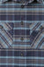 Freenote Cloth - Benson LS - Cobalt Blue Plaid - Detail