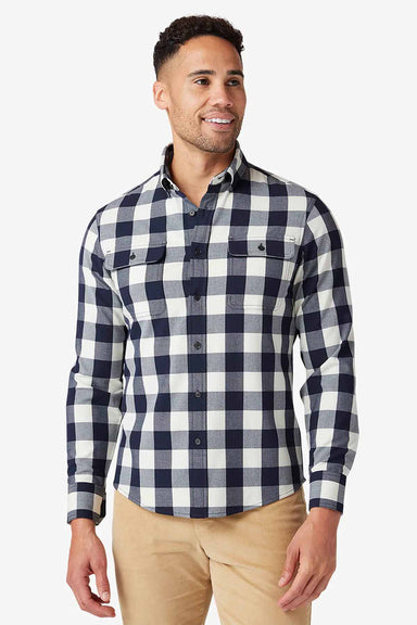 Mizzen and Main - City Flannel - Navy Buffalo Plaid