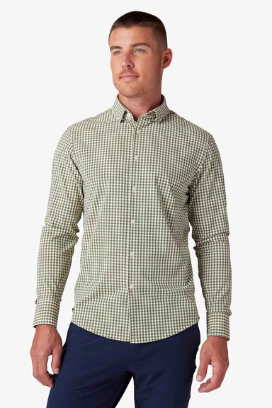 Mizzen + Main - Leeward LS - Sage Gingham