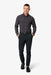 Mizzen + Main - Leeward LS - Black Dallas Plaid - Front