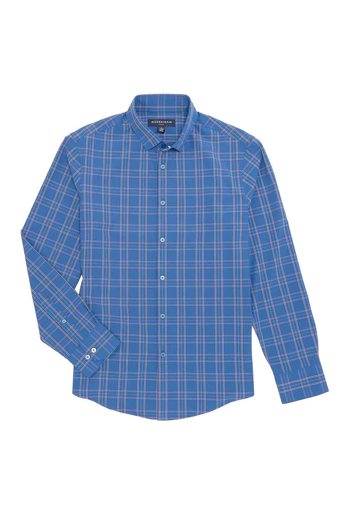 Mizzen + Main - Leeward LS - Set Sail Multi Plaid - Flatlay