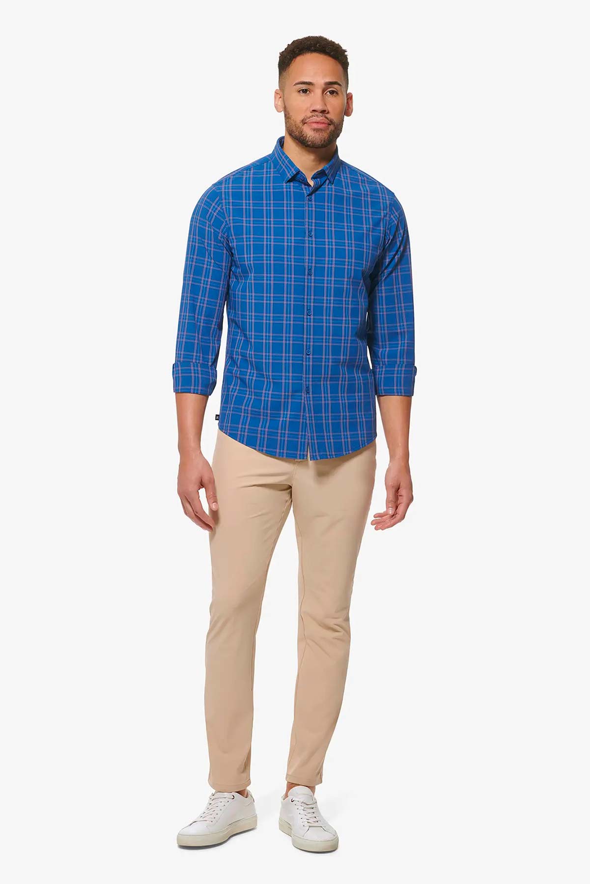 Mizzen + Main - Leeward LS - Set Sail Multi Plaid - Front