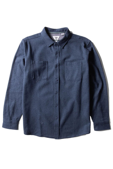 Vissla - Shaper Eco LS Flannel - Tidal Blue - Front