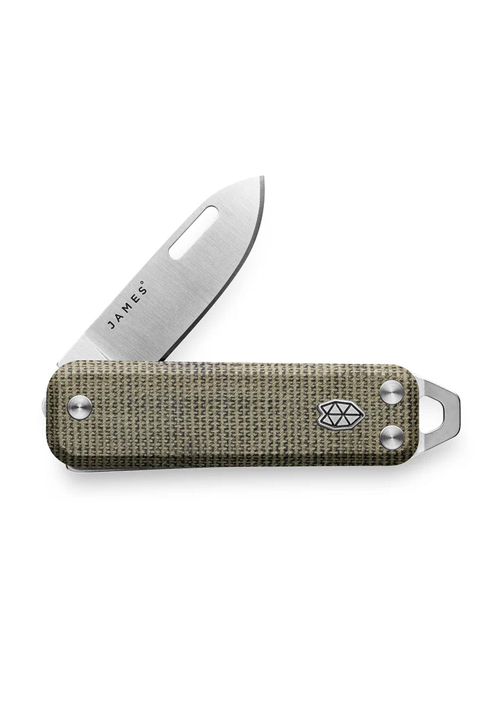 The James Brand - The Elko Knife - OD Green/Stainless/Micarta/Straight