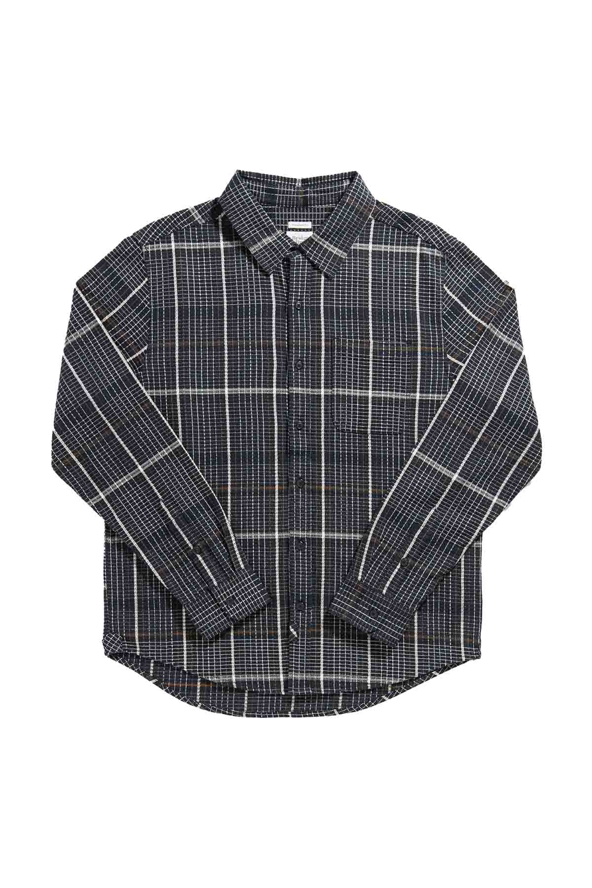Bridge & Burn - Jude Shirt - Clear Creek Plaid - Flatlay