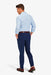 Mizzen + Main - Leeward LS - Light Blue Gingham - Back