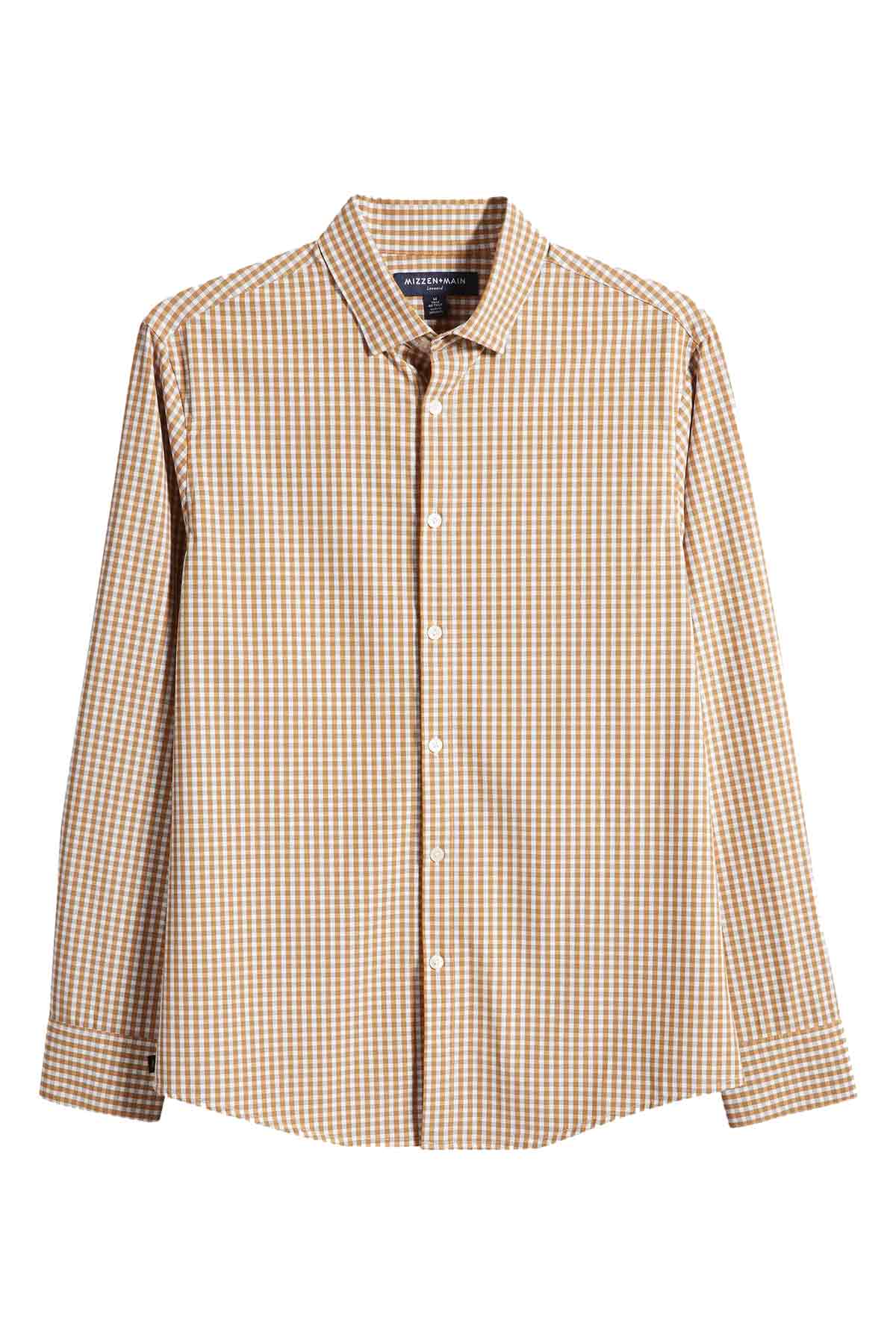 LEEWARD LS Golden Brown Gingham