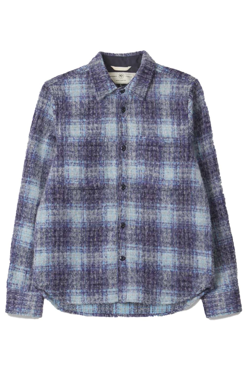 Rogue Territory - Plaid Wool Utility Shirt - Flatlay