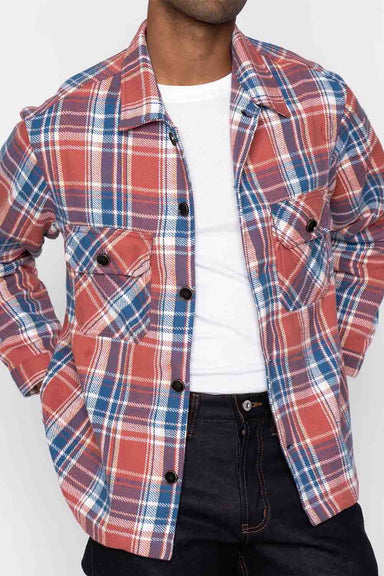 Naked & Famous - Work Shirt - Red - Front