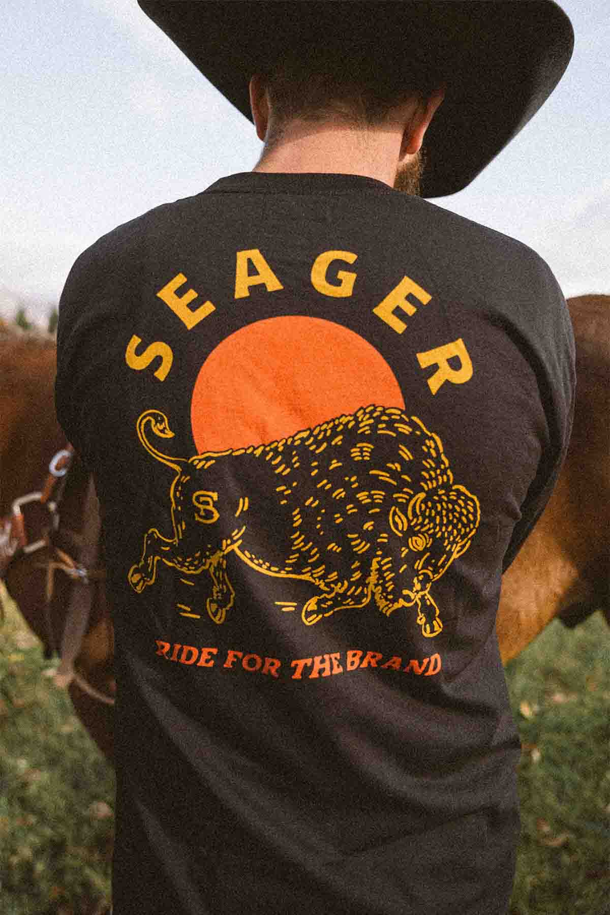 Seager - Ride for the Brand LS Tee - Black - Model