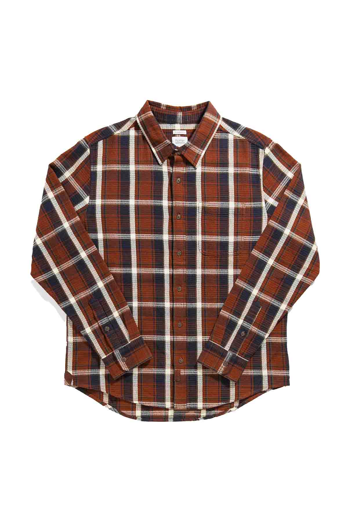 Bridge & Burn - Jude Shirt - Echo Ridge Plaid - Flatlay