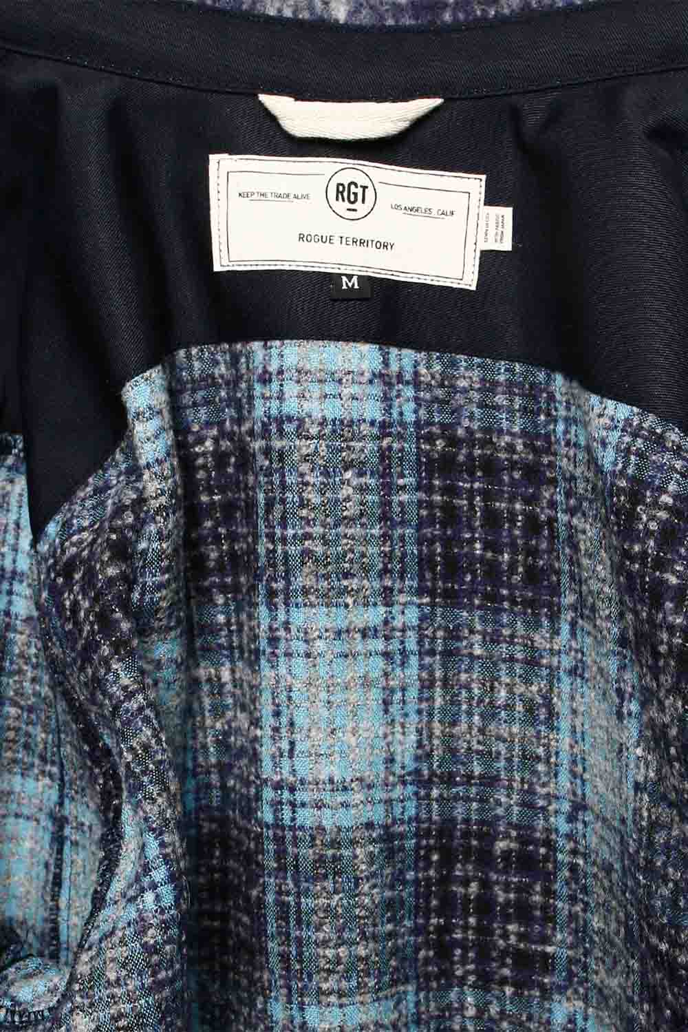 Rogue Territory - Plaid Wool Utility Shirt - Inside