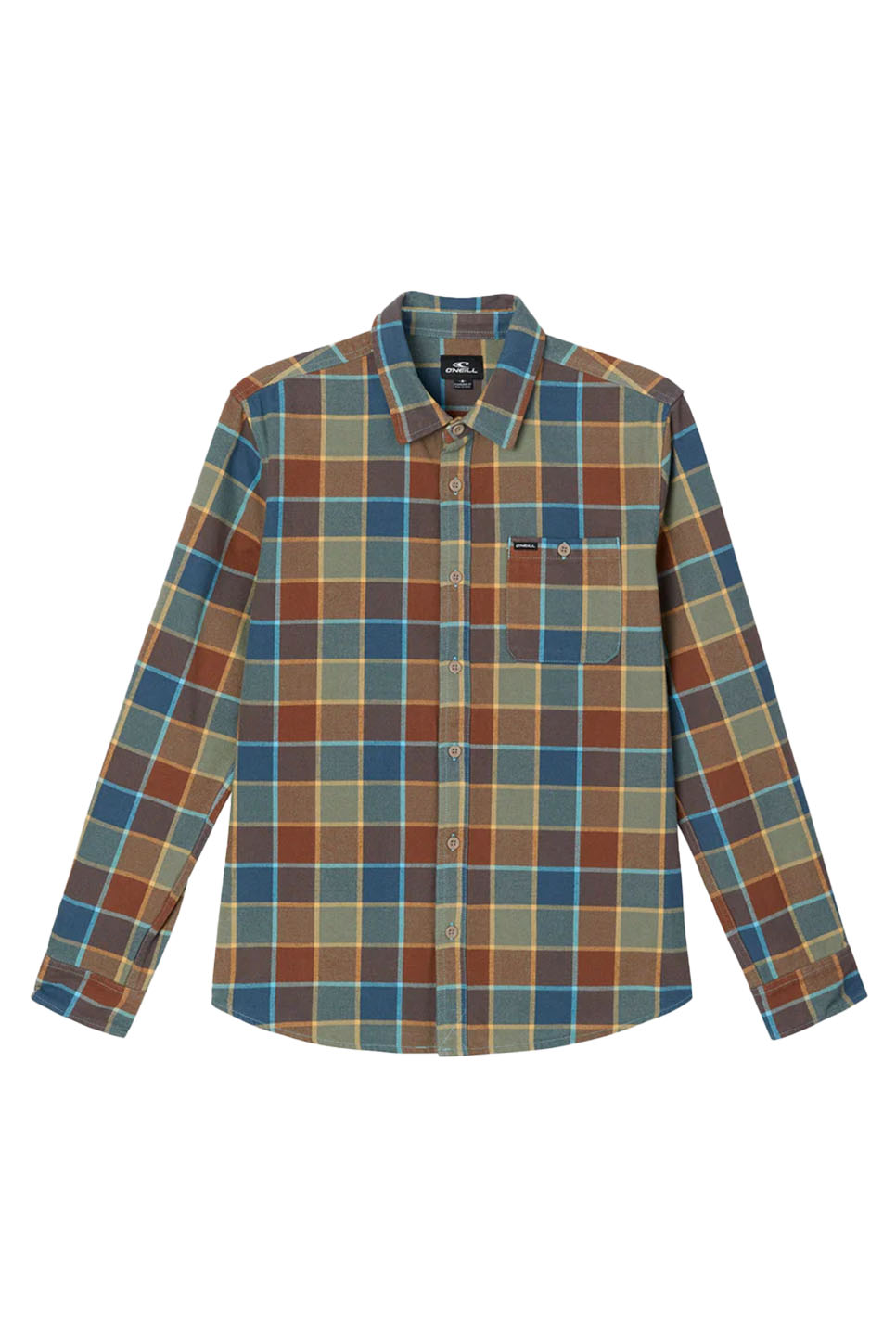 O'Neill - Winslow Plaid - Sage - Flatlay