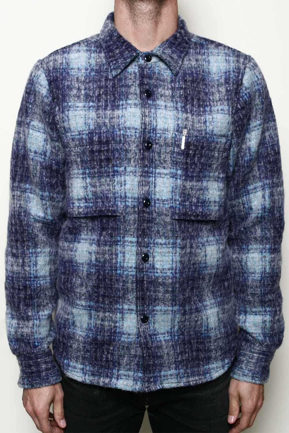 Rogue Territory - Plaid Wool Utility Shirt - Front