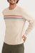 Marine Layer - Thompson Stripe Sweater - Oatmeal - Profile