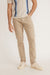 Marine Layer - 5 Pkt Twill Pant Athletic Fit - Khaki - Front