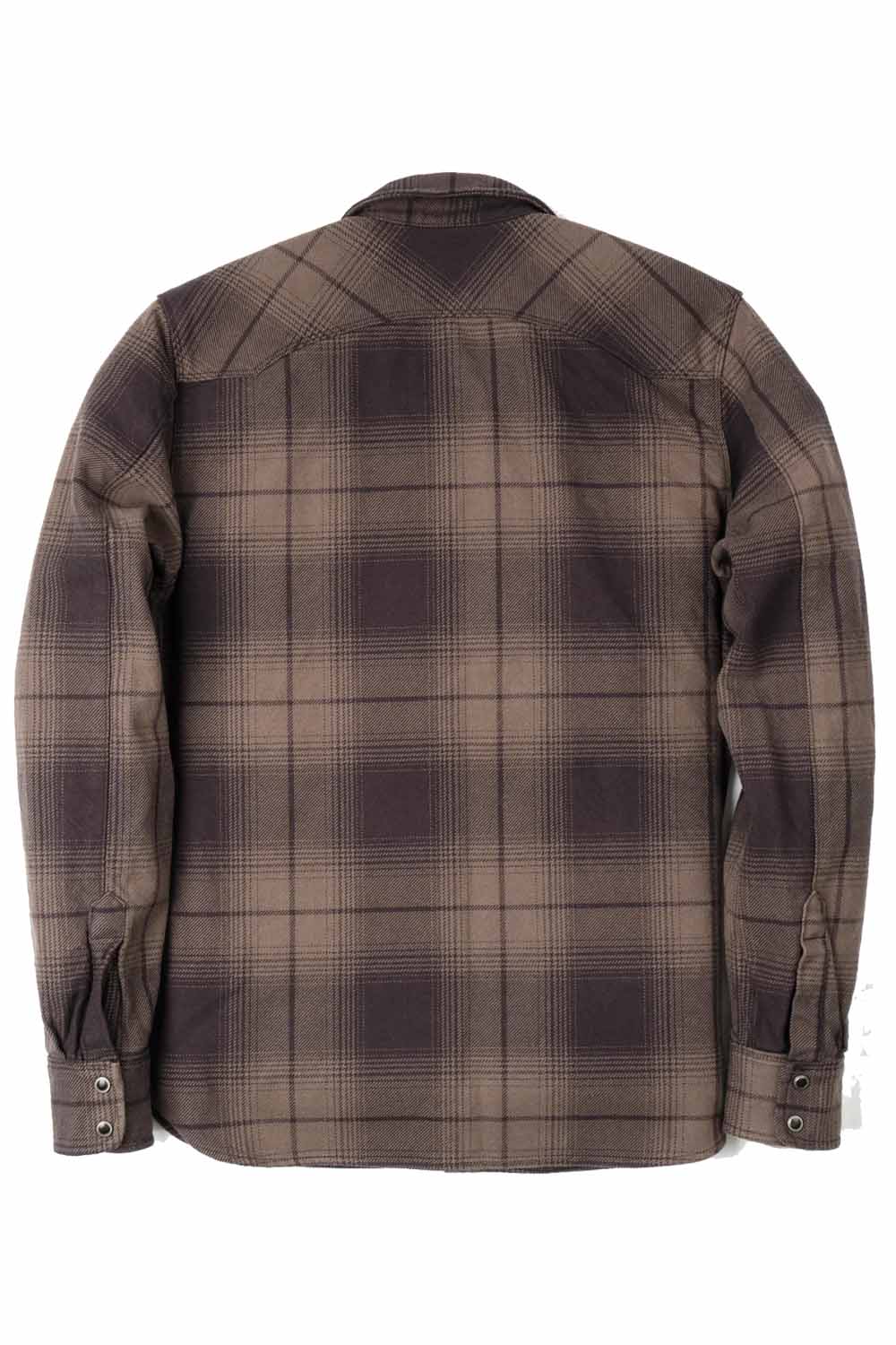 Freenote - Modern Western Shirt - Cedar Shadow Plaid - Back