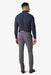 Mizzen and Main - Leeward LS - Navy Lexington Plaid - Back