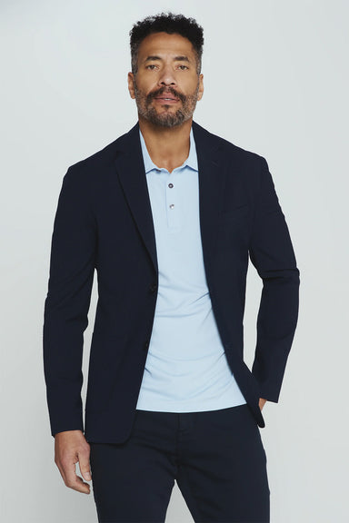 7 Diamonds Gibson Blazer in Navy — Front view