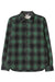 Rogue Territory - Green Wool Plaid Utility Shirt - Flatlay