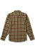 Seager - Calico Flannel - Olive Brown - Back