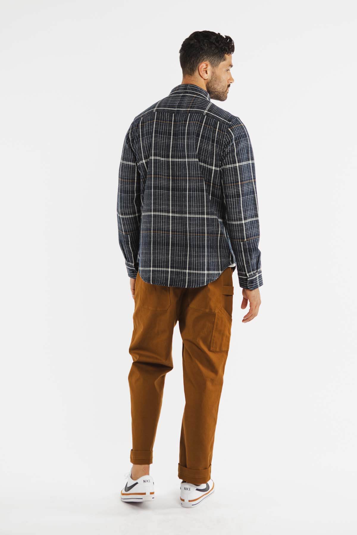Bridge & Burn - Jude Shirt - Clear Creek Plaid - Back