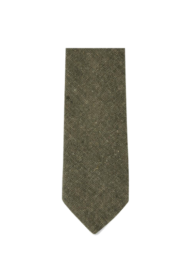 Pocket Square Clothing - The Marino Tie - Olive Wool