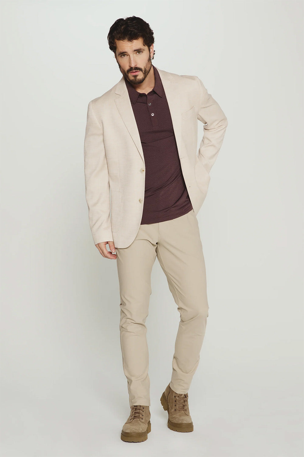 7 diamonds saltwood blazer oat