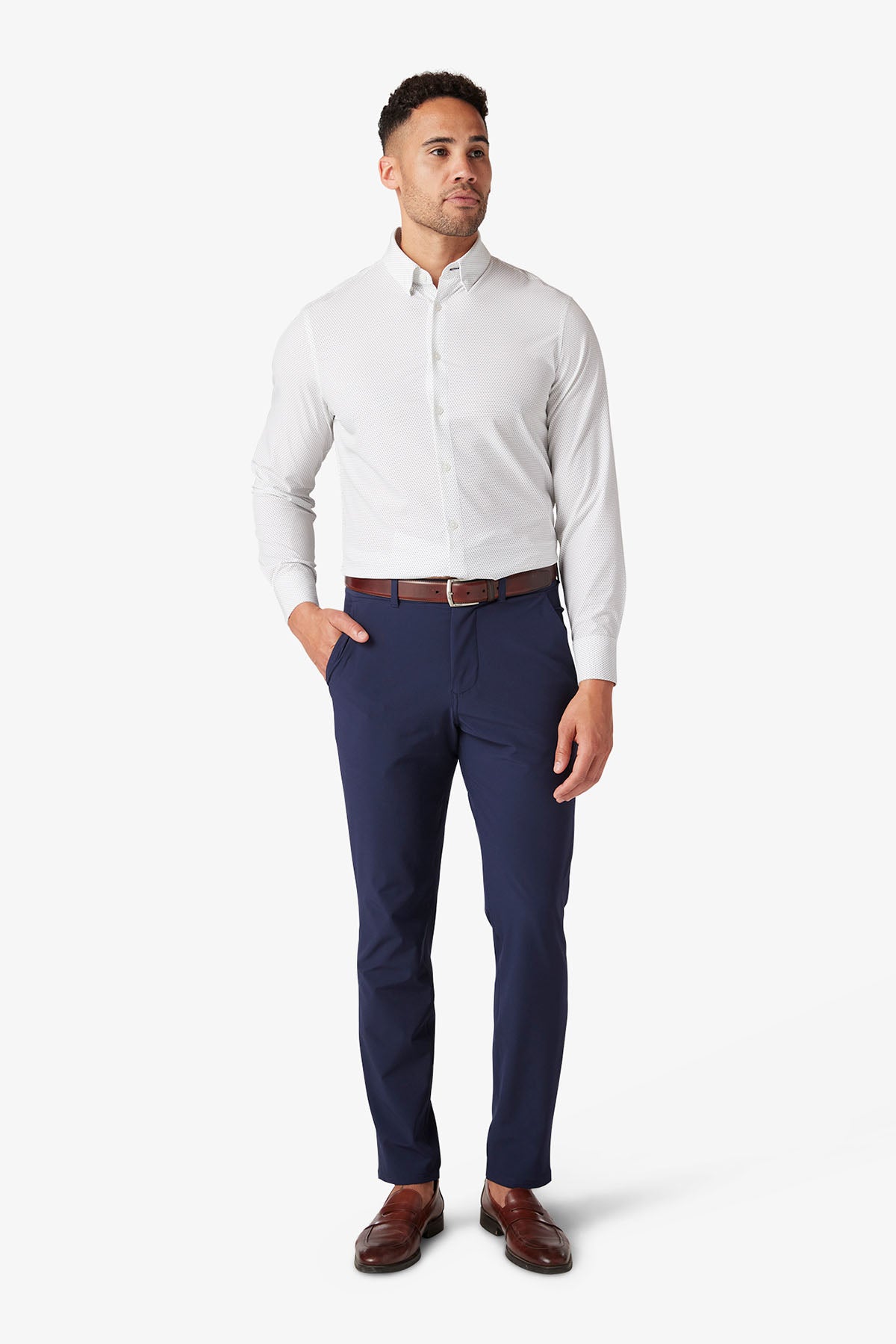 Mizzen + Main - Leeward LS - Sage Dot - Front
