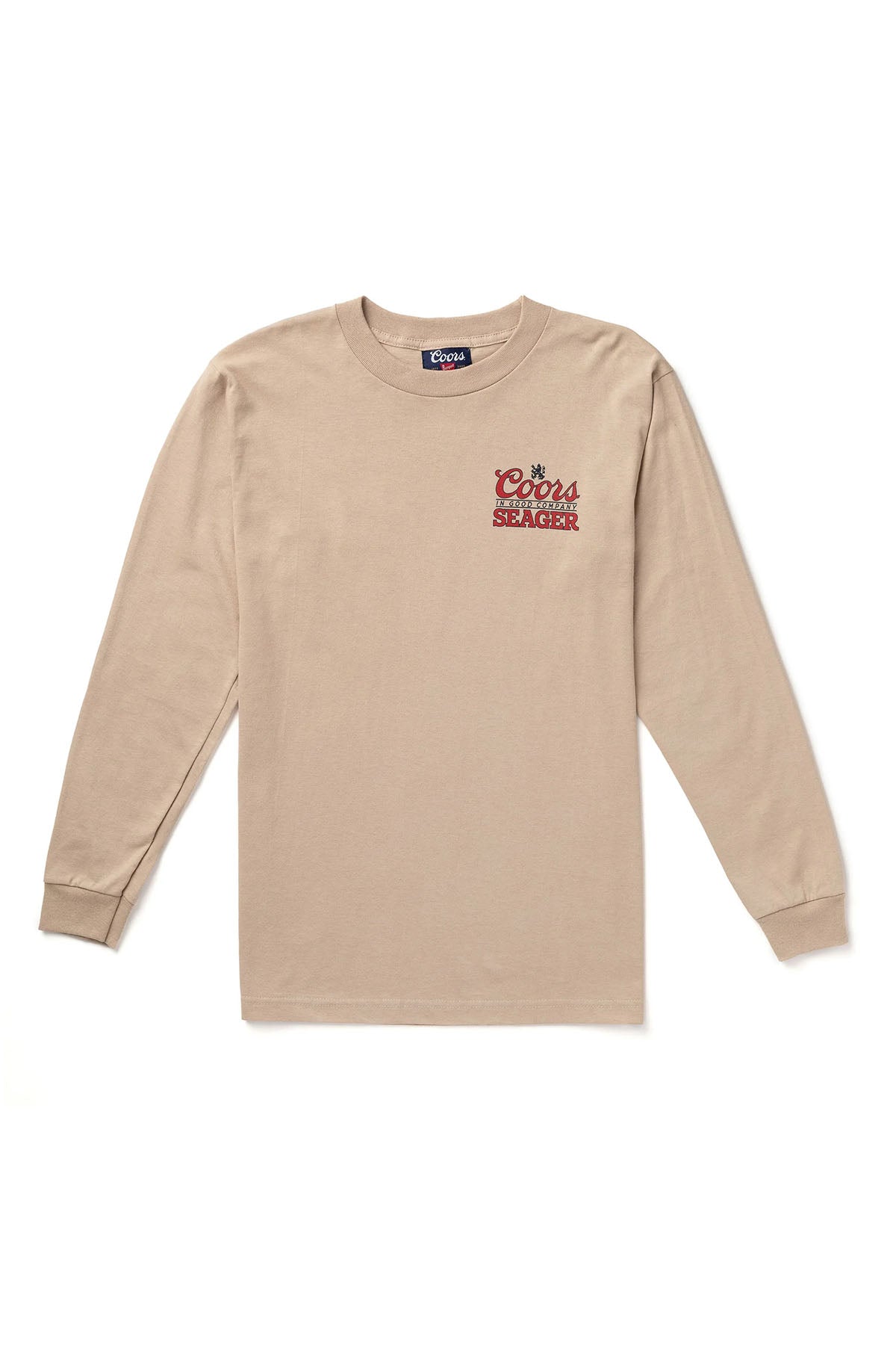 Seager - Coors LS Tee - Sand - Front