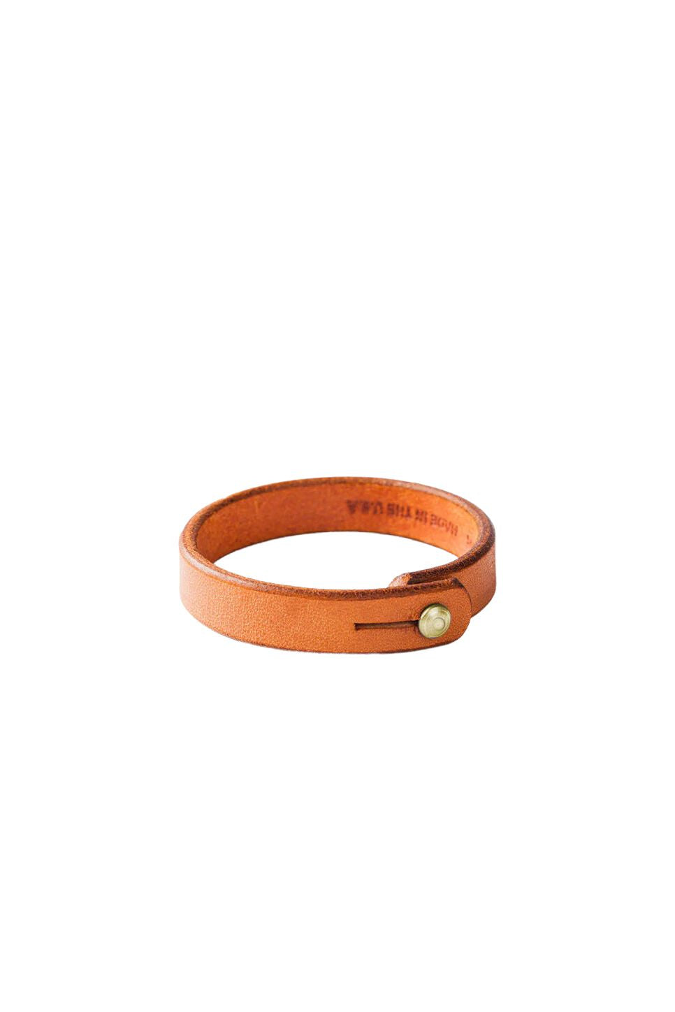 Tanner Goods - Single Wristband - Saddle Tan