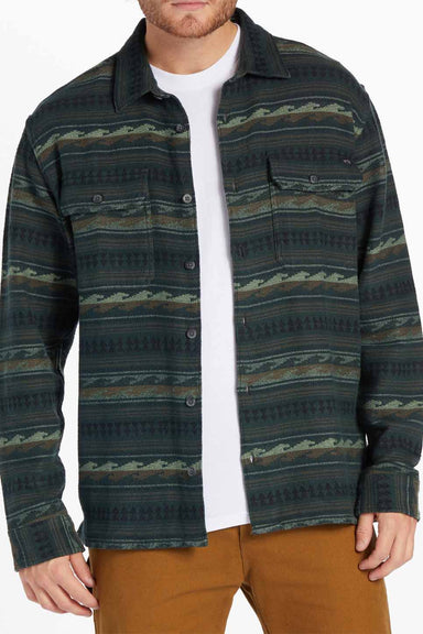 Billabong - Offshore Jacquard Flannel - Dark Forest - Front
